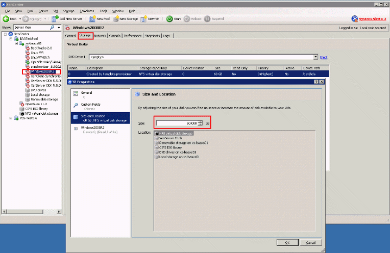 How to Extend the Virtual Disk Size of a XenVM